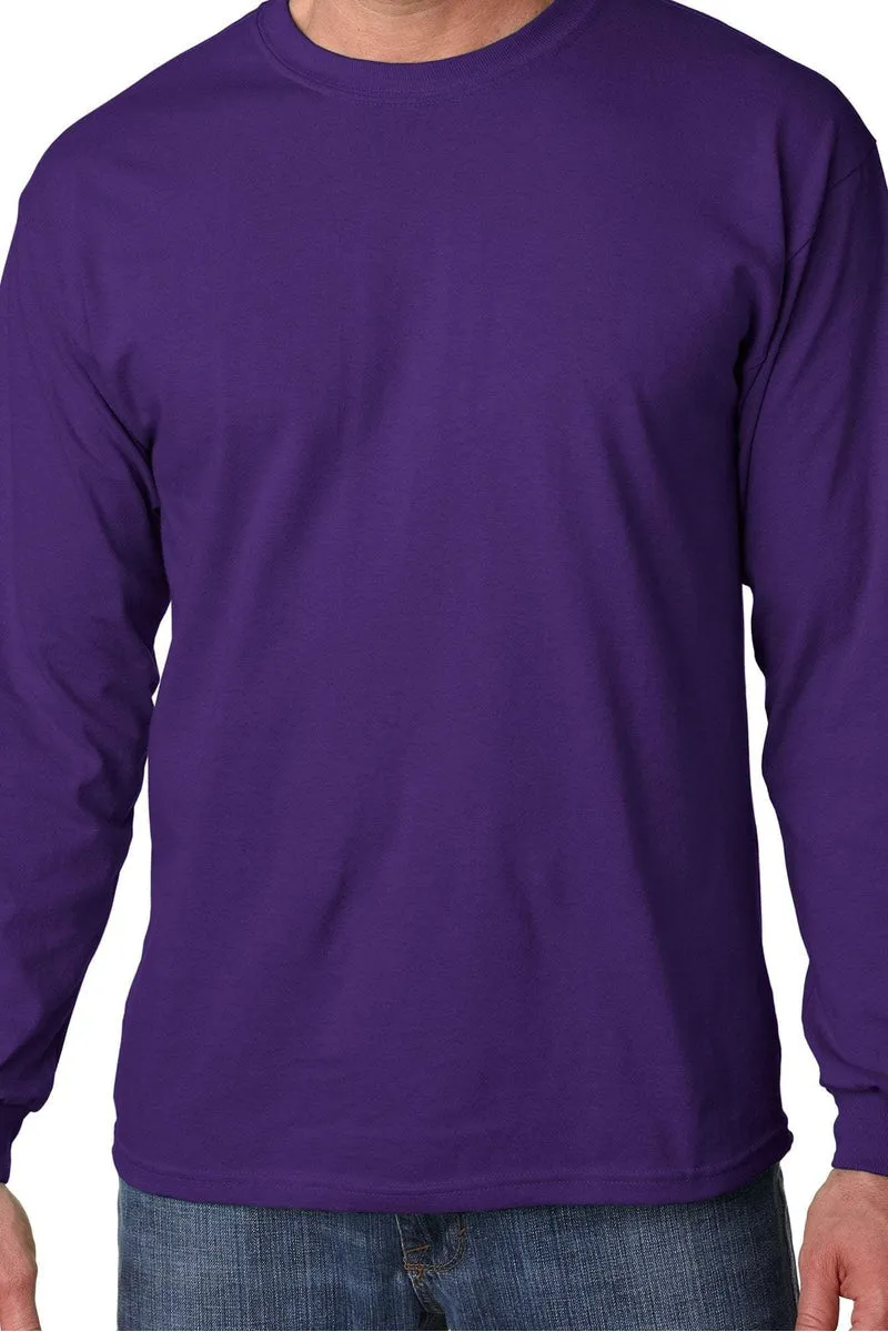 Parade Of Skeletons Mardi Gras Heavy Cotton Long Sleeve Adult T-Shirt