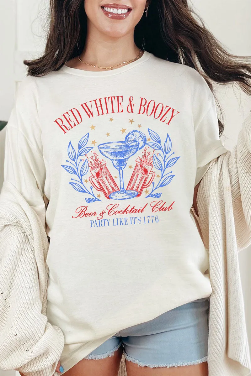 Patriotic Beer & Cocktail Club Softstyle Adult T-Shirt