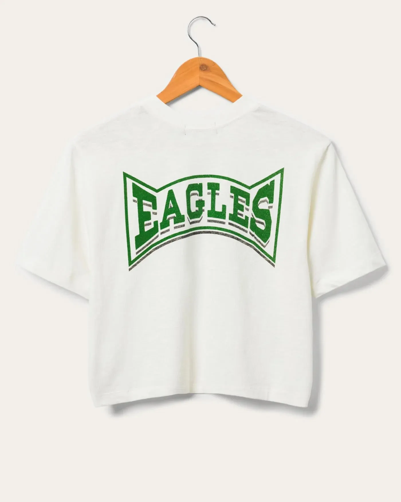 Philadelphia Eagles Mock Neck Crop Tee