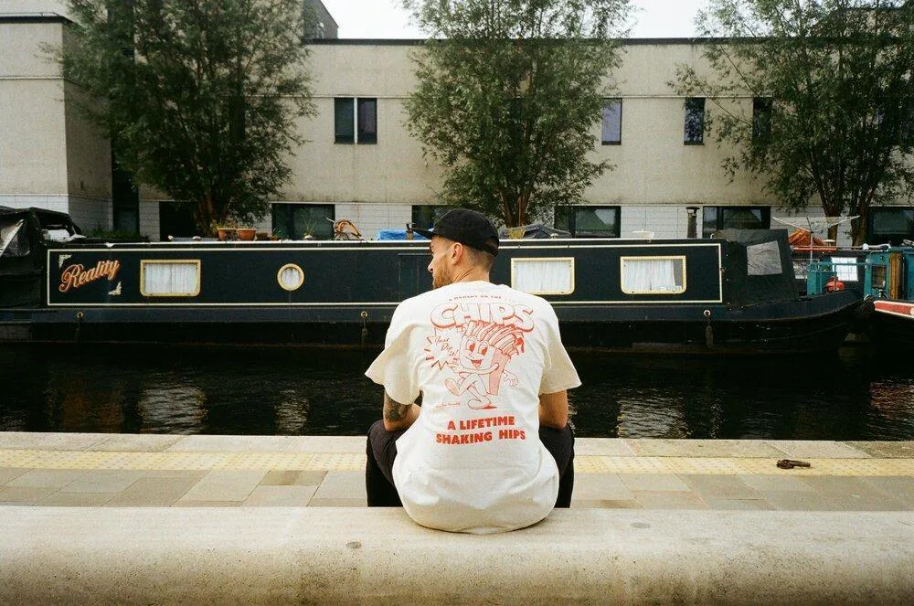 Pomme Frite x UN:IK 'Mr Chips' Tee - Natural