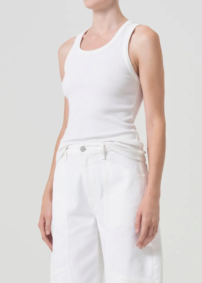 Poppy Tank - White
