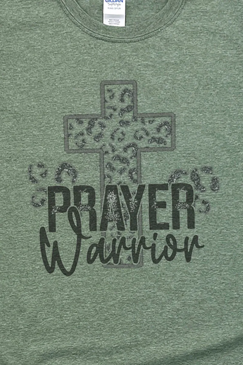 Prayer Warrior Cross Softstyle Adult T-Shirt