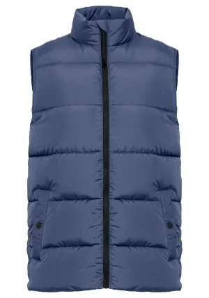 Puffer Gilet - Vintage Indigo