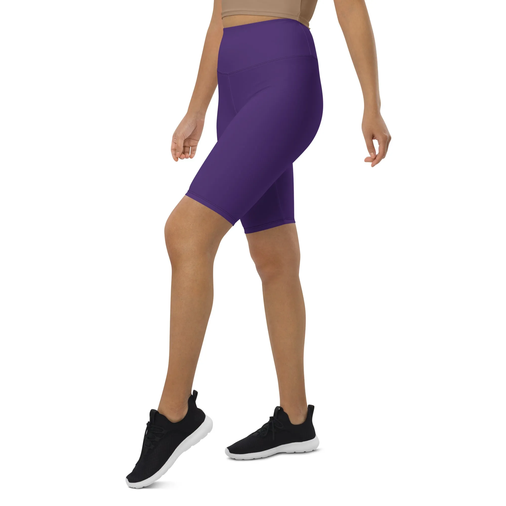 Purple Biker Shorts