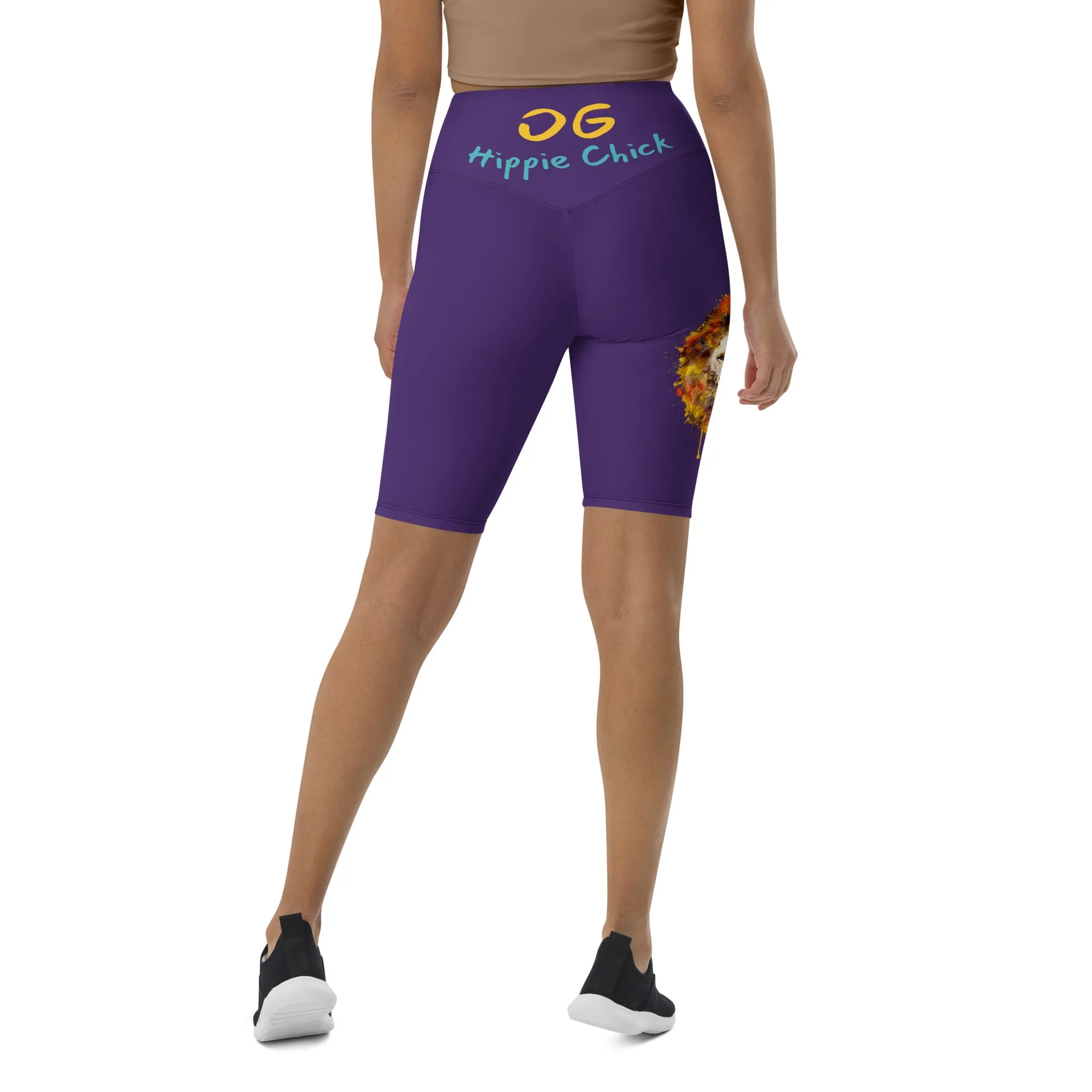 Purple Biker Shorts