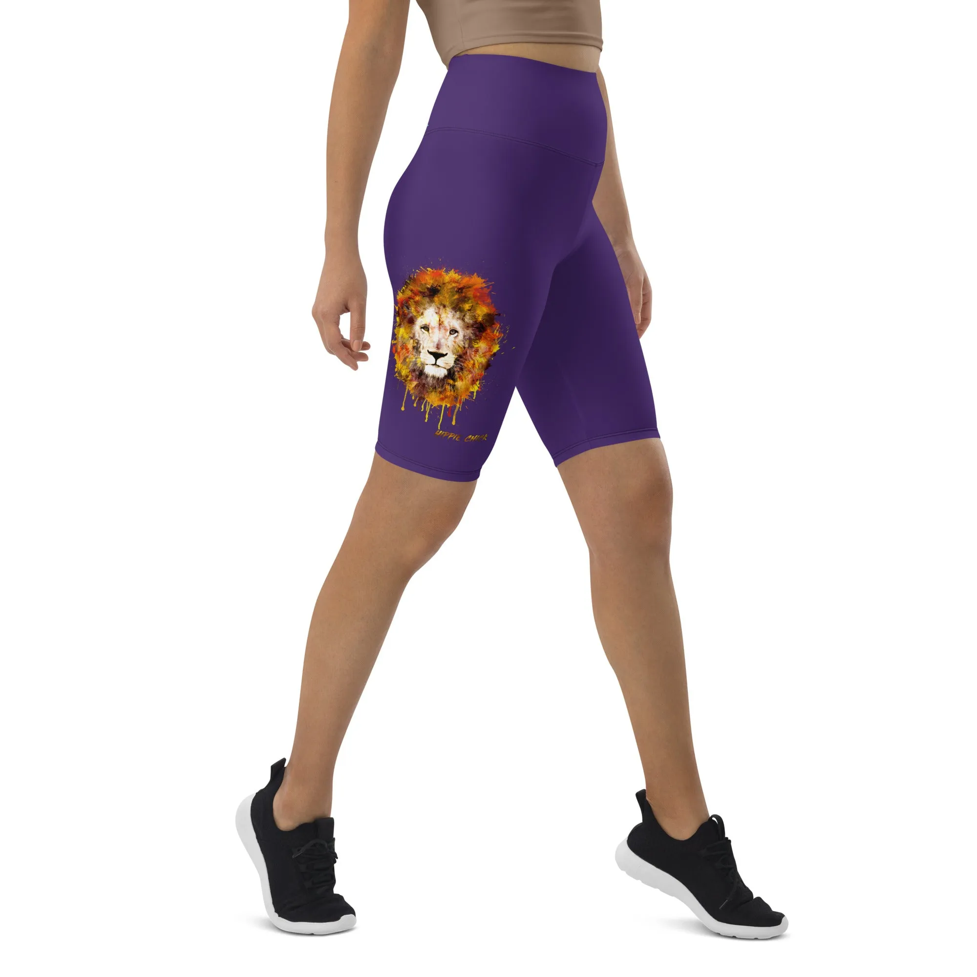 Purple Biker Shorts