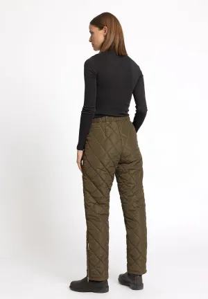 Quilted trousers COUNTRY - green turtle