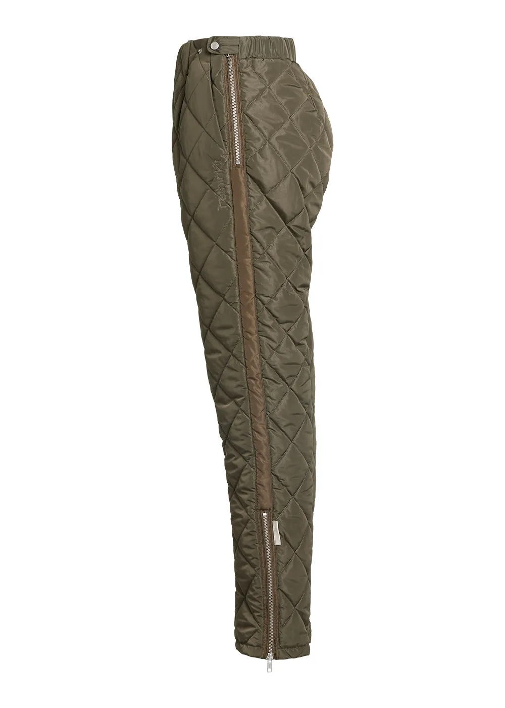 Quilted trousers COUNTRY - green turtle