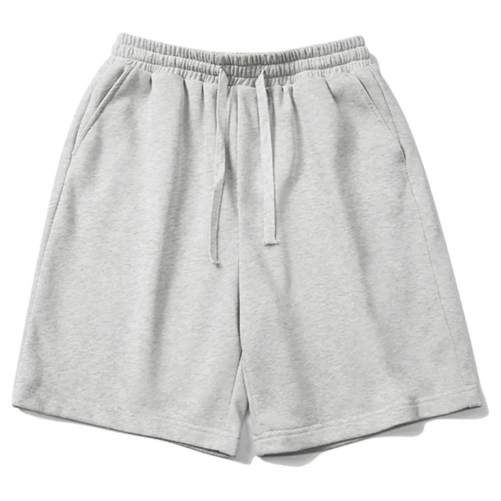 "Solid Color Drawstring" Shorts