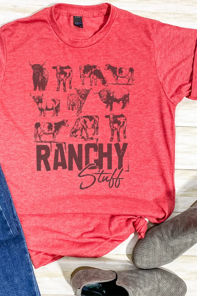 Ranchy Stuff Unisex Poly-Rich Blend Tee