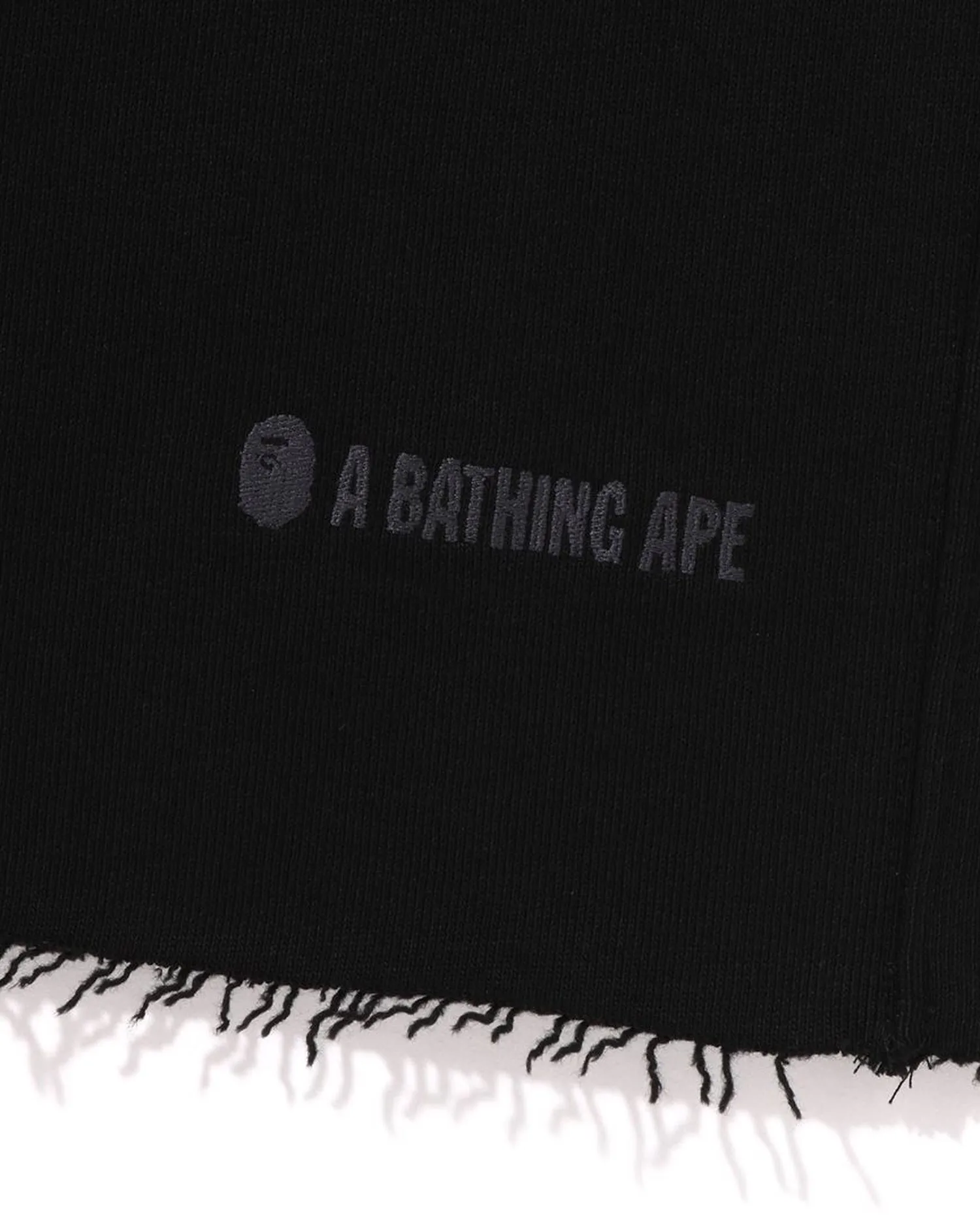 Raw Edge Loose Fit Sweatshorts