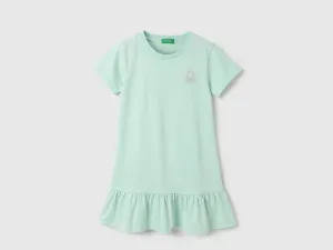 Regular Fit Round Neck Solid Dresses