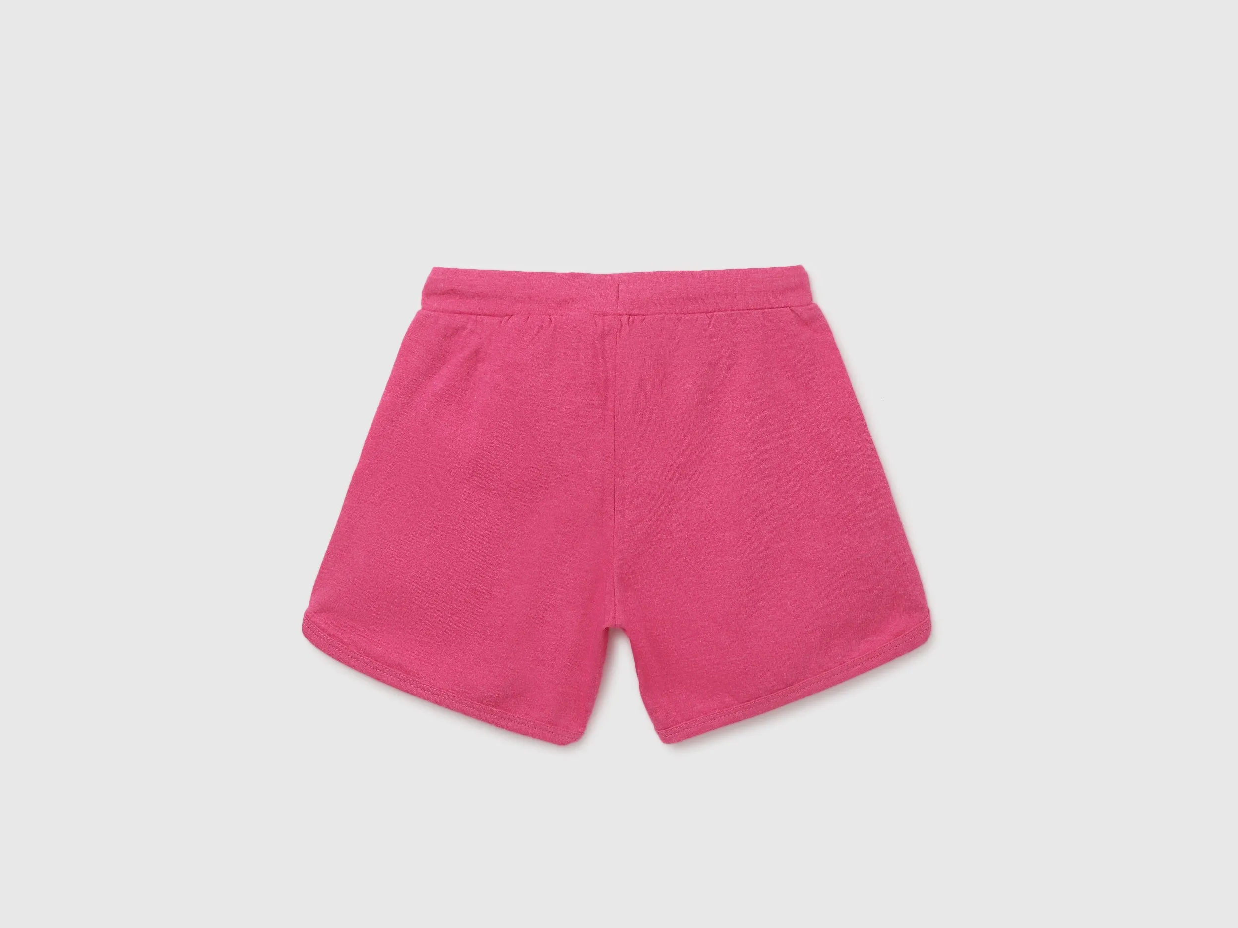 Regular Fit Solid Girl's Shorts