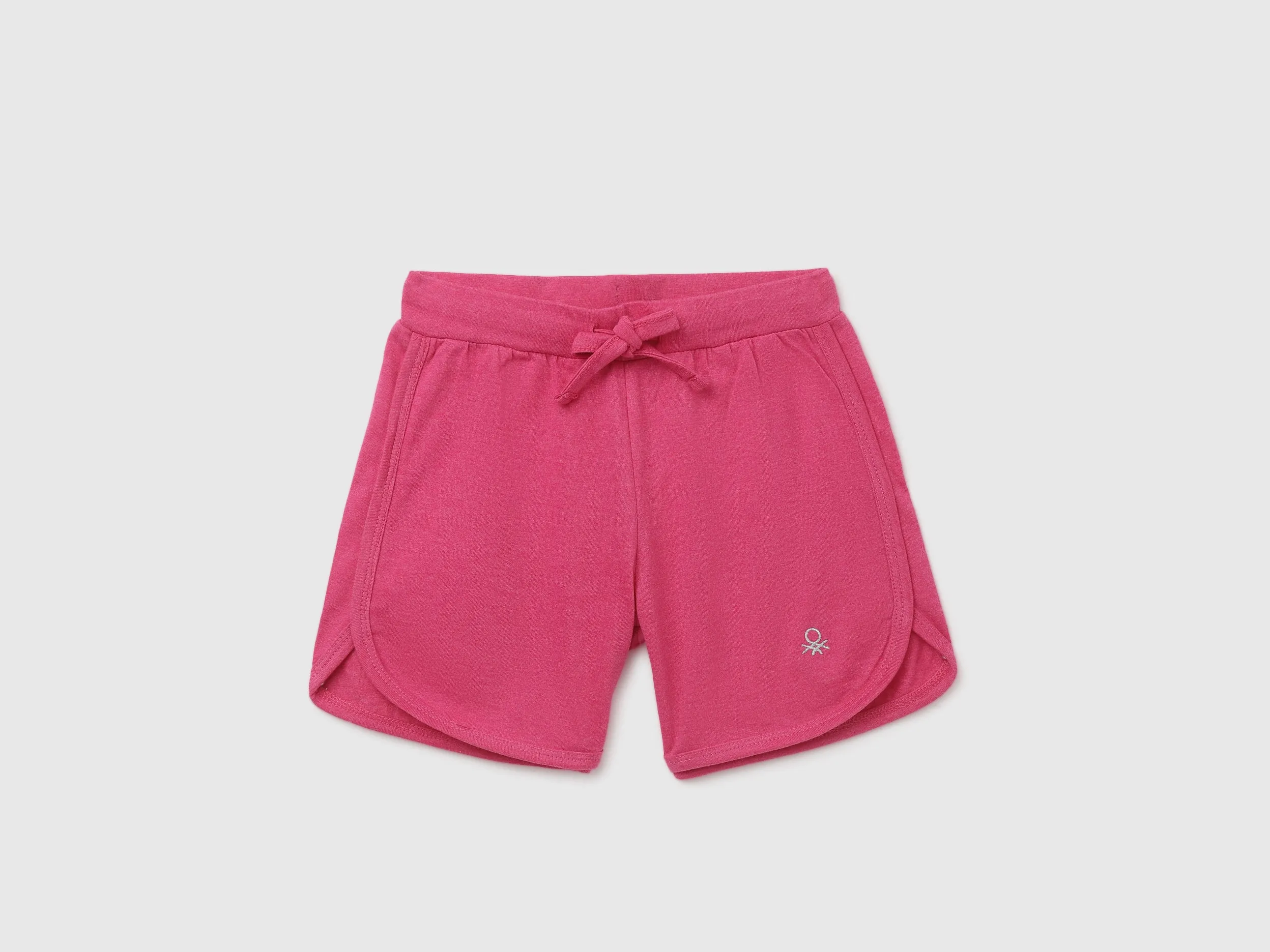 Regular Fit Solid Girl's Shorts