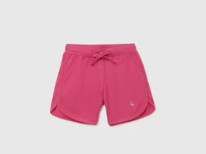 Regular Fit Solid Girl's Shorts