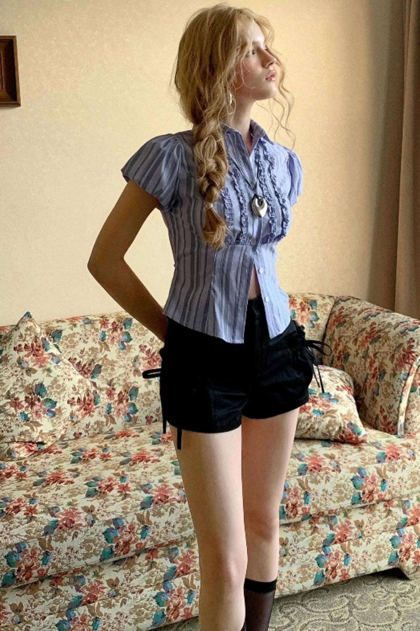 Retro Drawstring Shorts