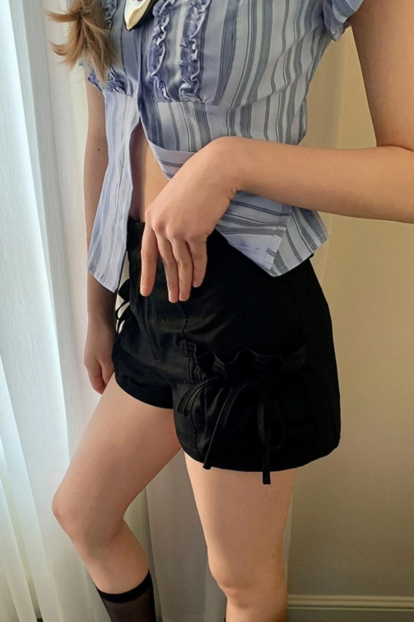 Retro Drawstring Shorts
