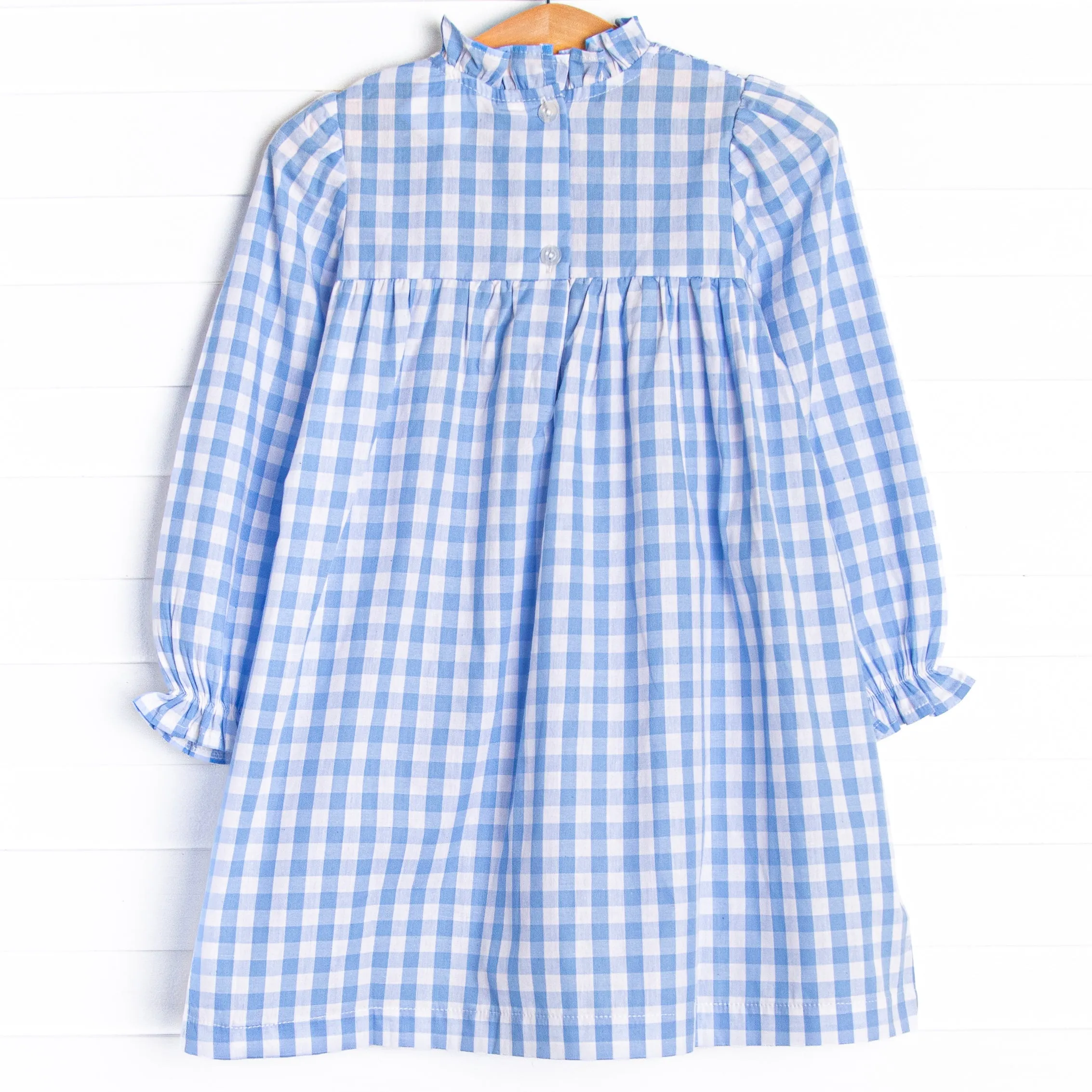 Rhythm and Blues Dress, Blue Check