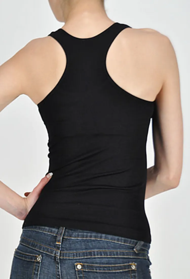 Ribbed Racer Back Tank