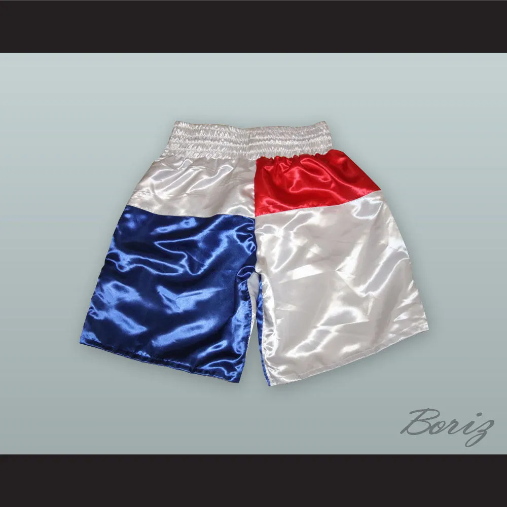 Roberto Duran Red/White/Blue Boxing Shorts