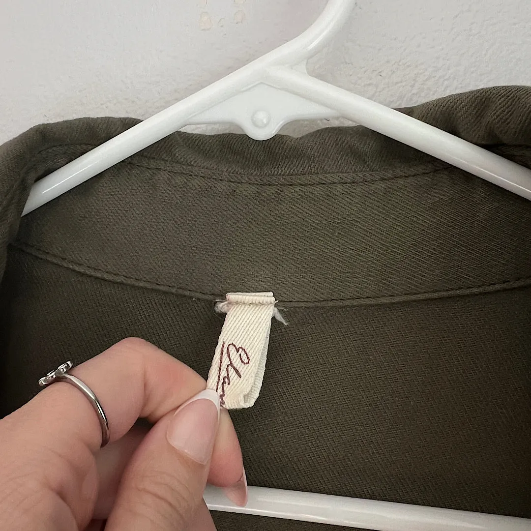 Rock & Roll Olive Shacket