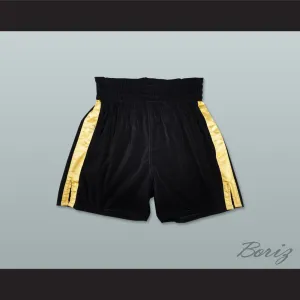 Rocky Style Black Boxing Shorts