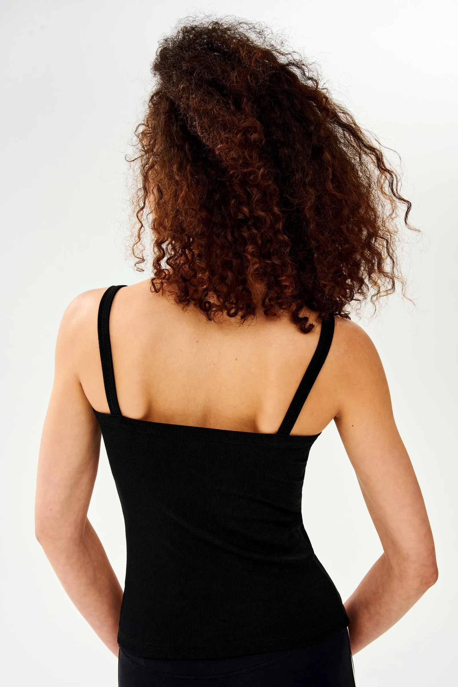 Romy Rib Tank - Black