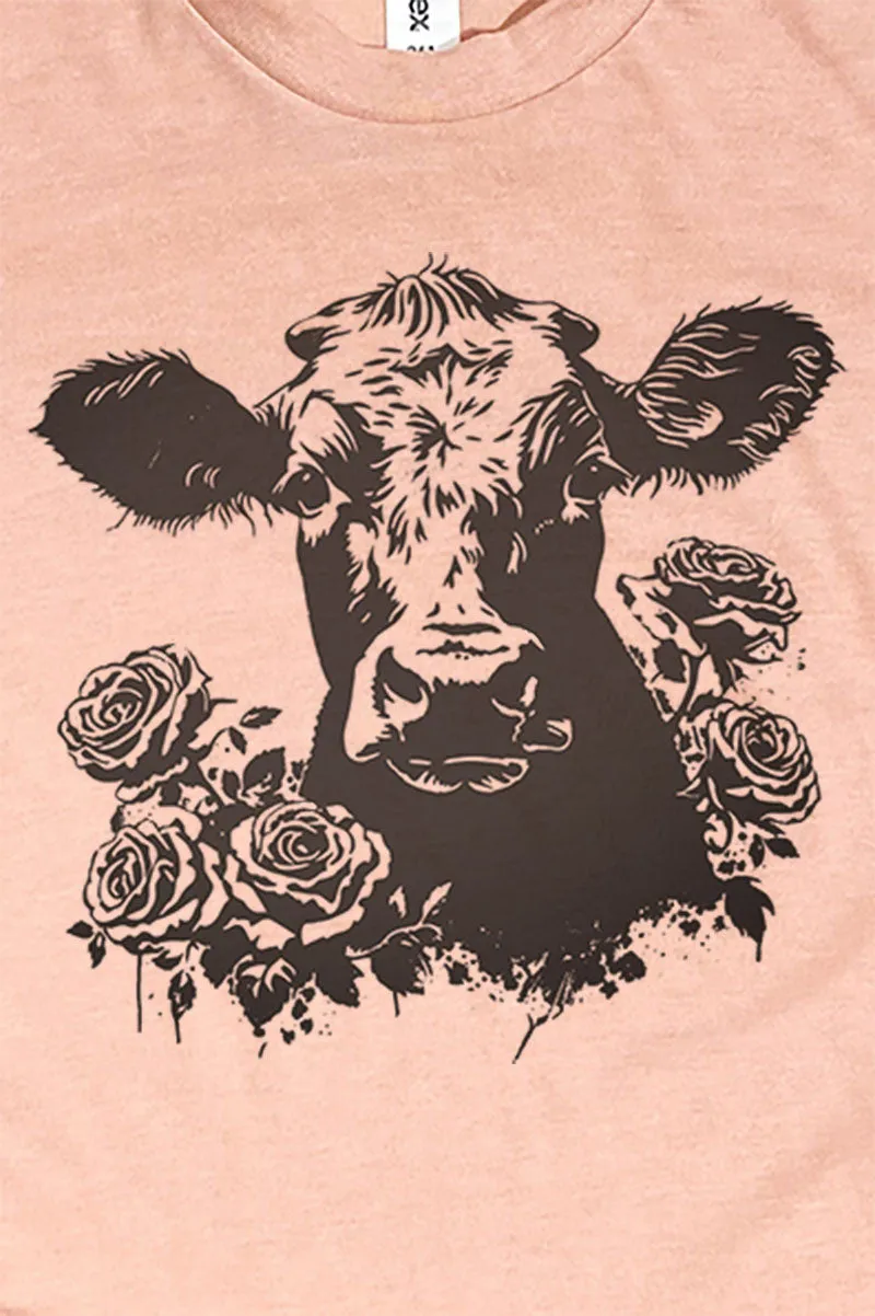 Rosie The Cow Unisex Poly-Rich Blend Tee