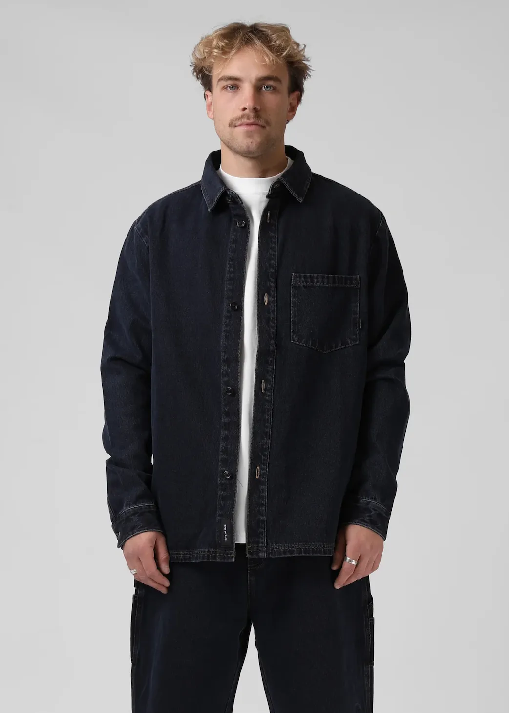 RPM Denim Shacket - DD Blue