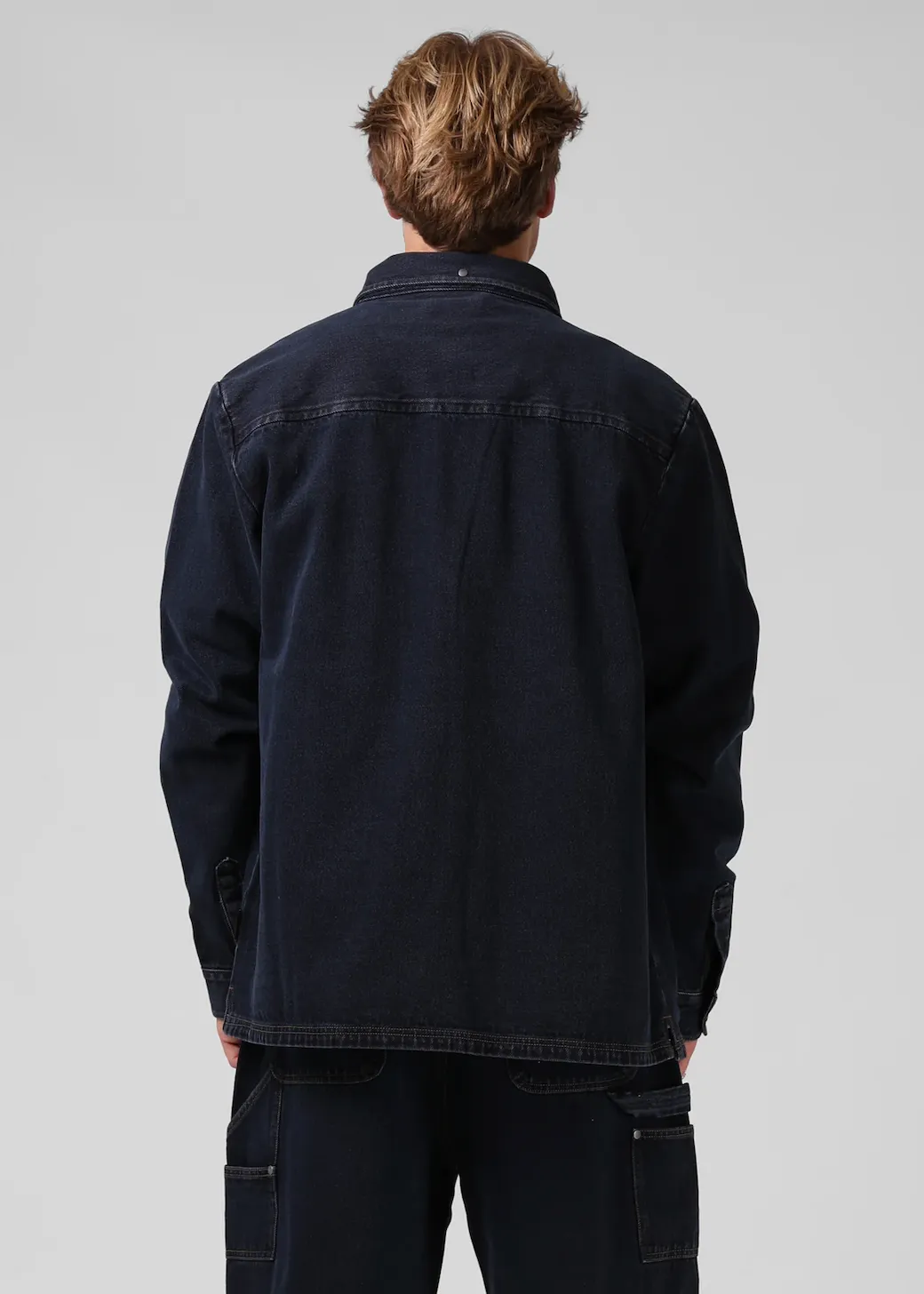 RPM Denim Shacket - DD Blue