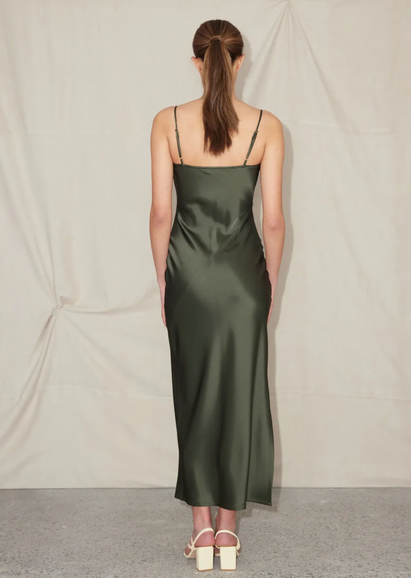 Ruby - Liam Weirdly Slip in Jetta Green