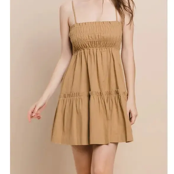 Ruffle Trim Dress