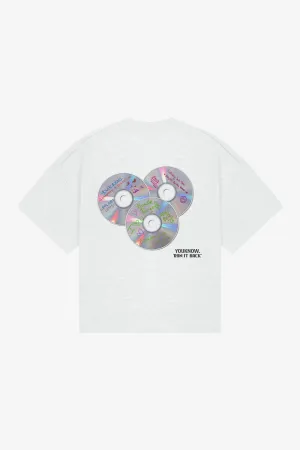 RUN IT BACK TEE - BURNER | White Marle