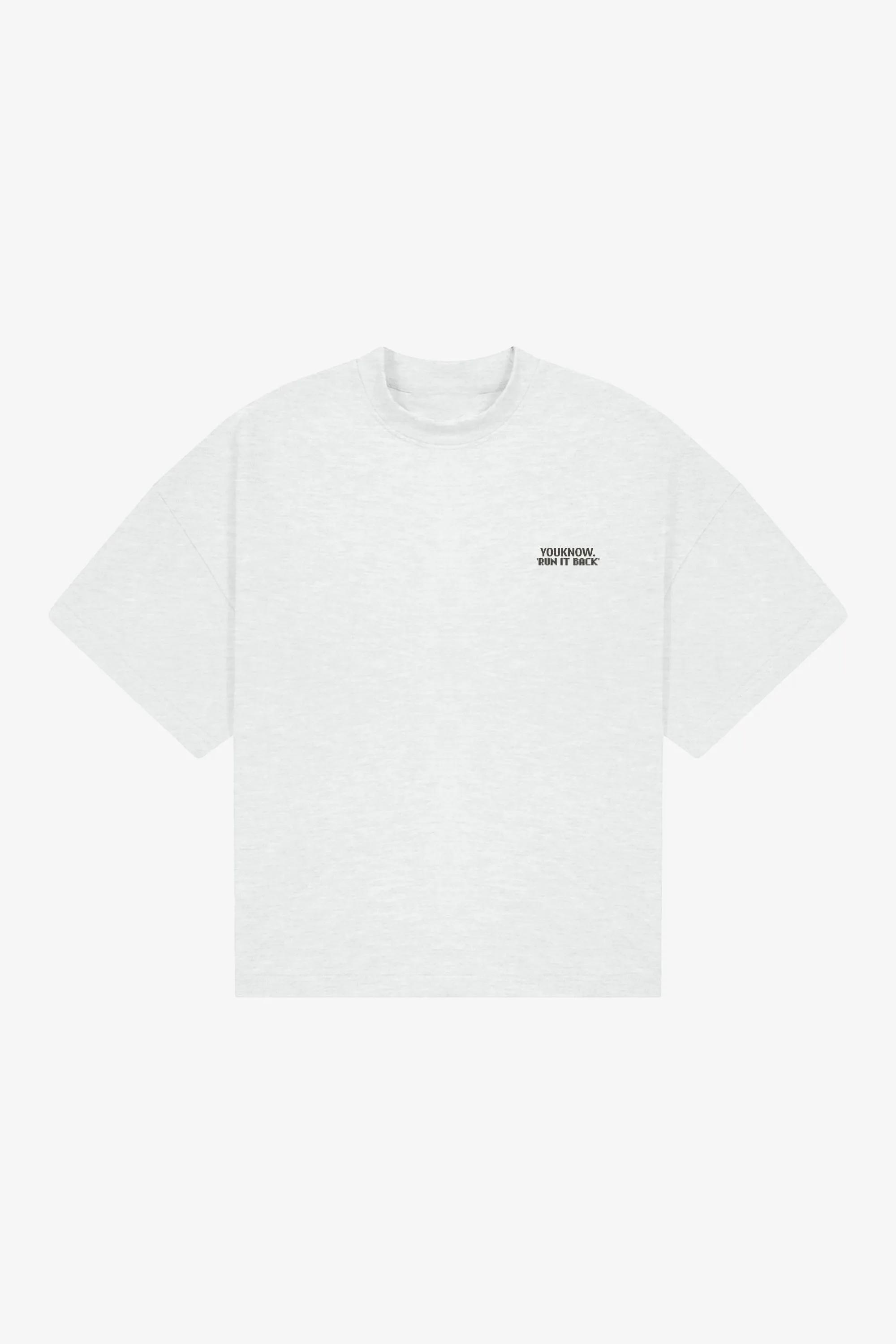 RUN IT BACK TEE - PIXLE | White Marle
