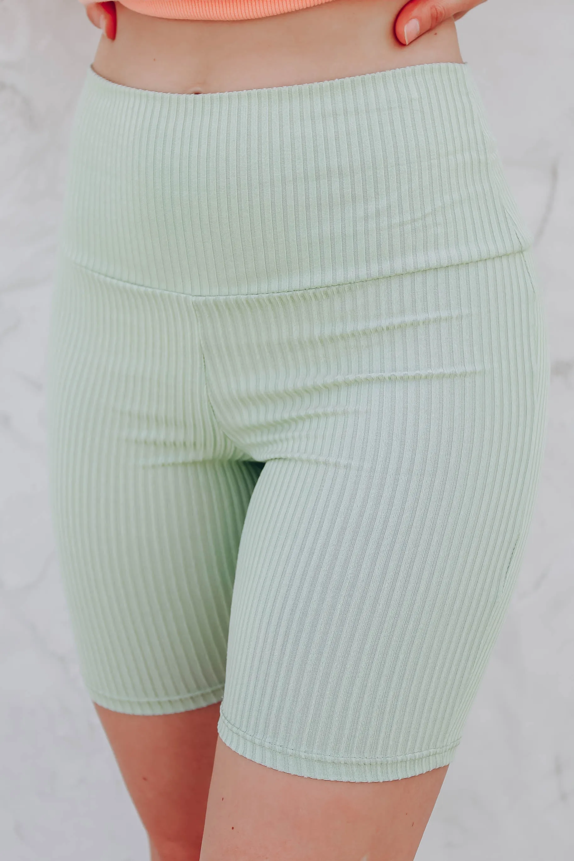 Sage Biker Shorts