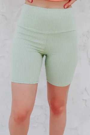 Sage Biker Shorts