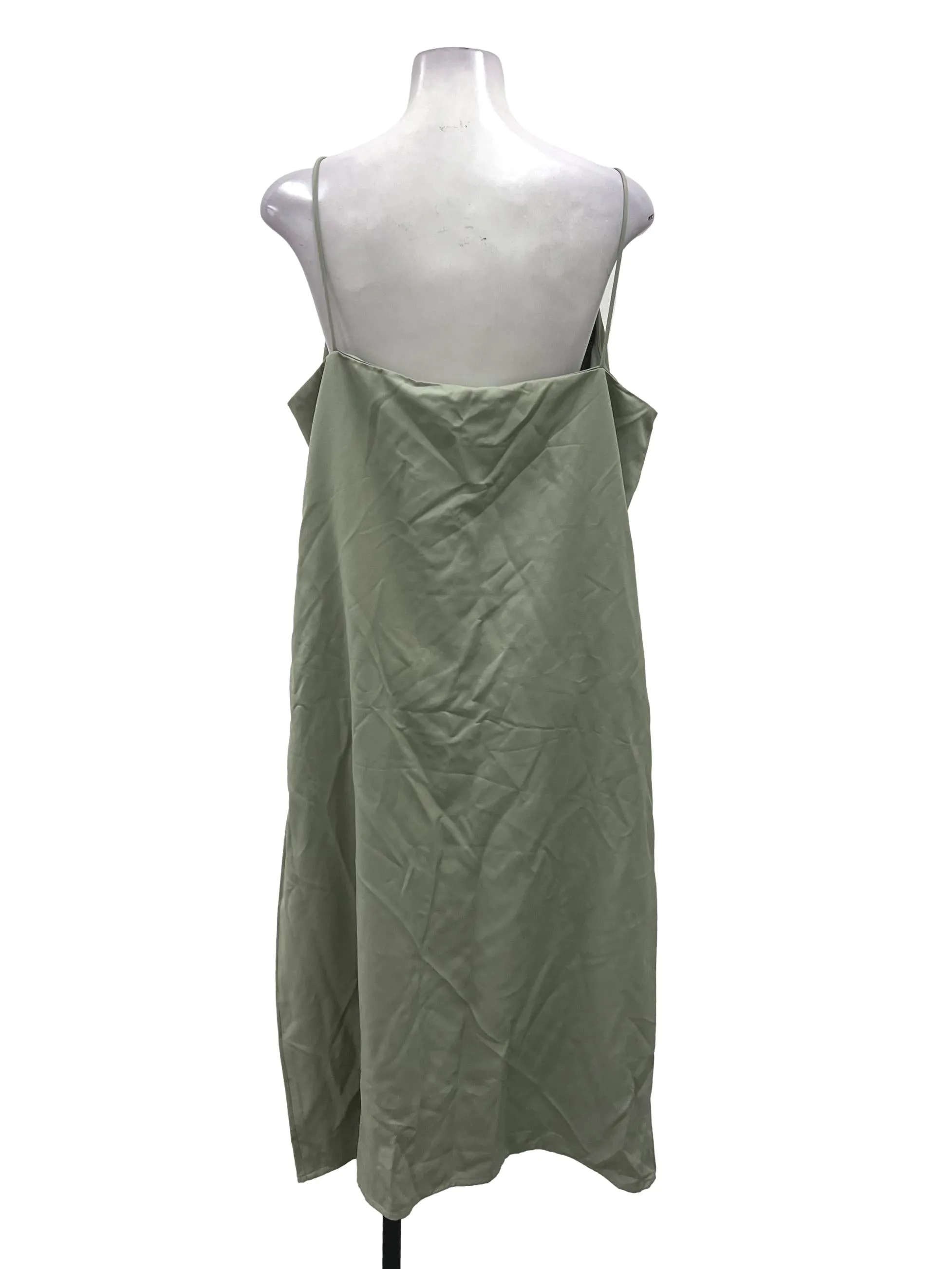 Sage Green Slip Dress