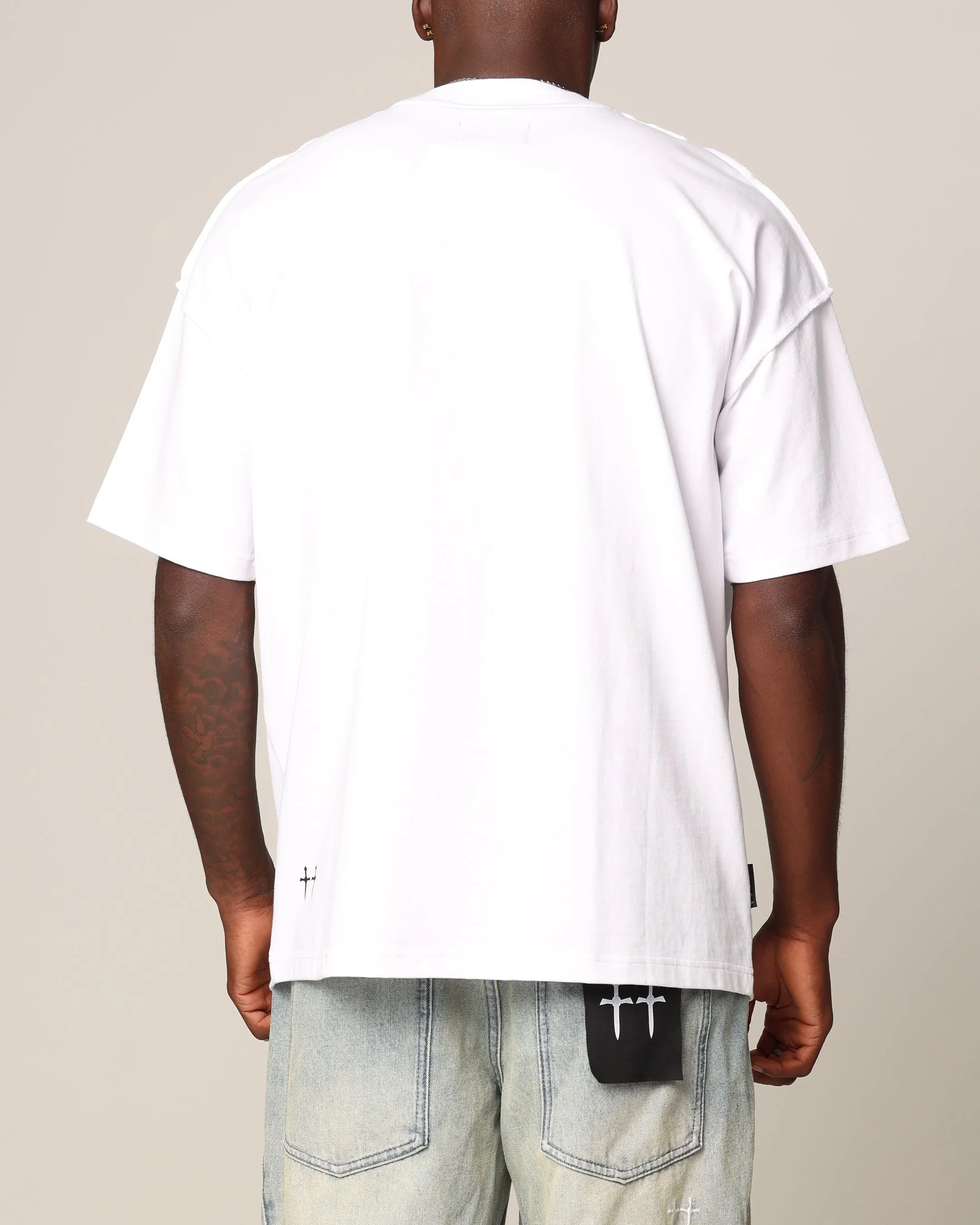 Saint Morta Dead Coffin Club Boxy T-Shirt White