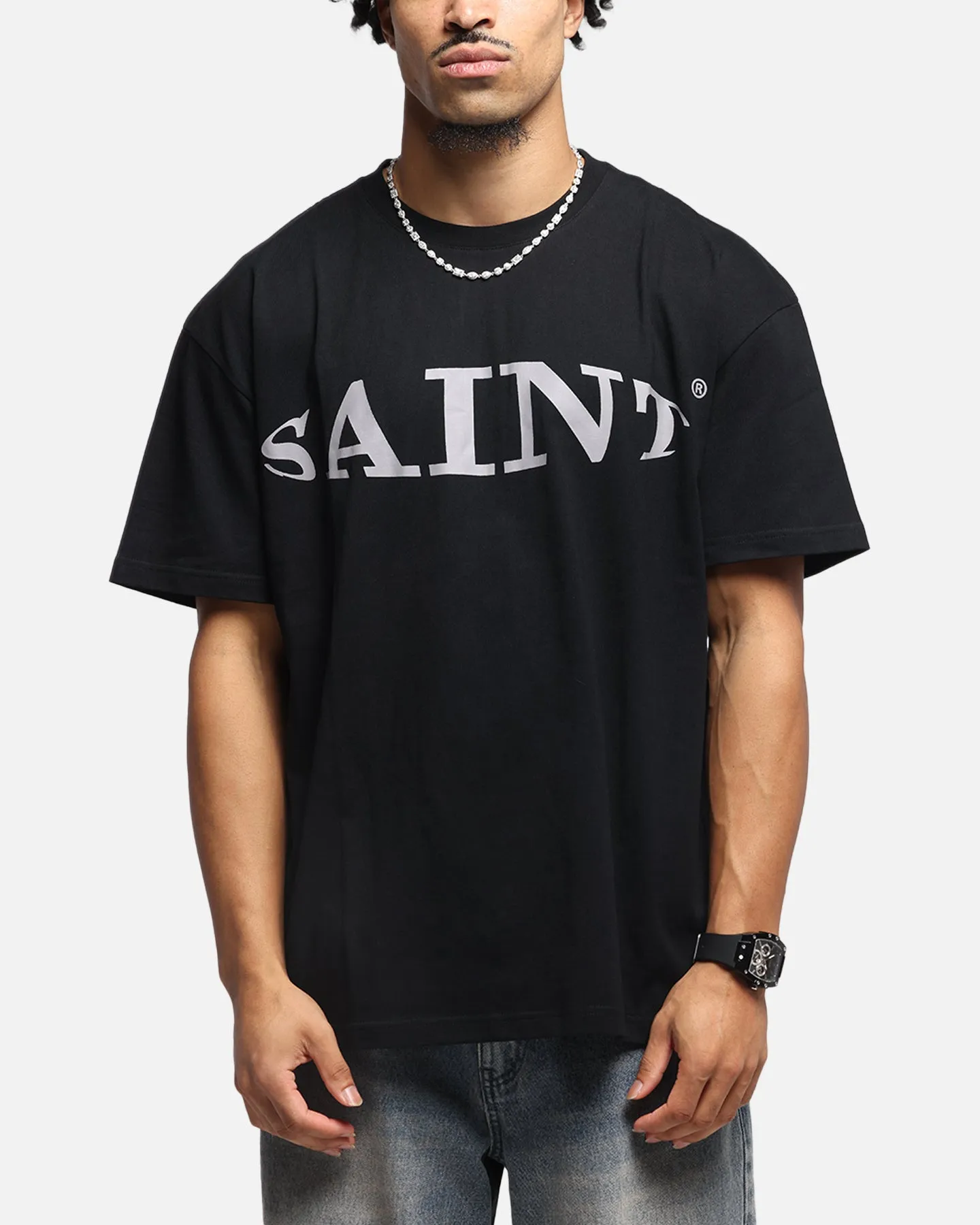 Saint Morta Vision Boxy T-Shirt Black