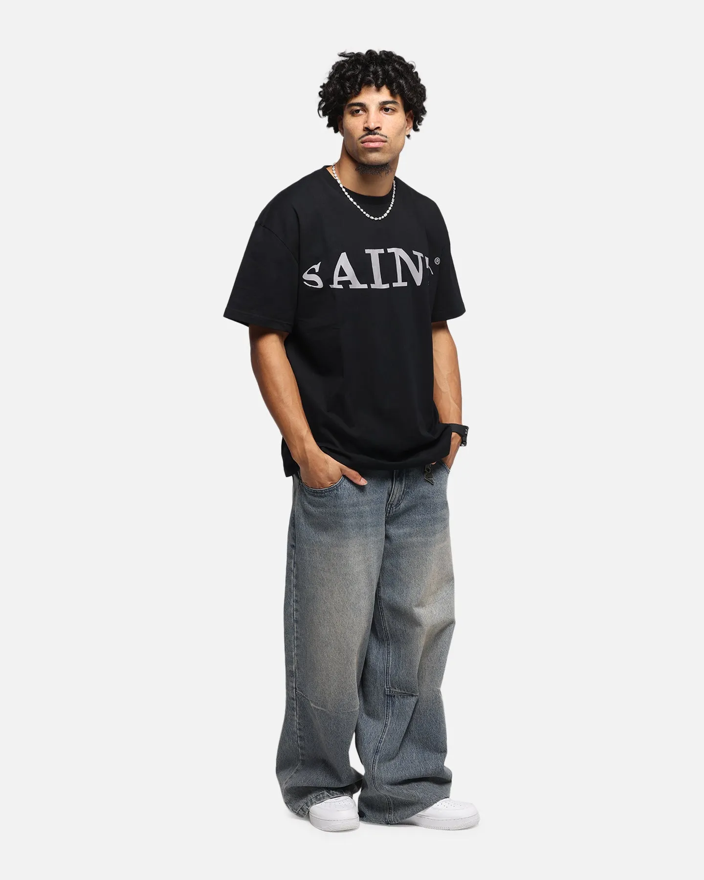 Saint Morta Vision Boxy T-Shirt Black