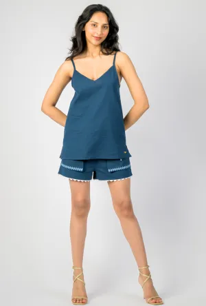 Sand & Sea Shorts – Under the Palms - Navy