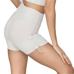 ScrunchFit Shorts - Ivory