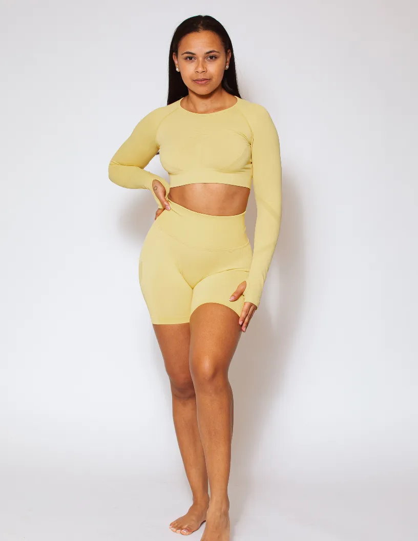 Sculpt Scrunch Biker Shorts | SUNSHINE