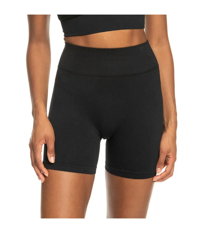 Seamless Biker Womens Black