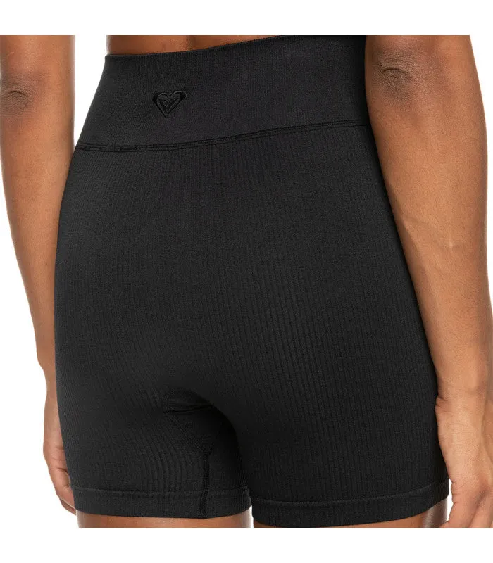 Seamless Biker Womens Black