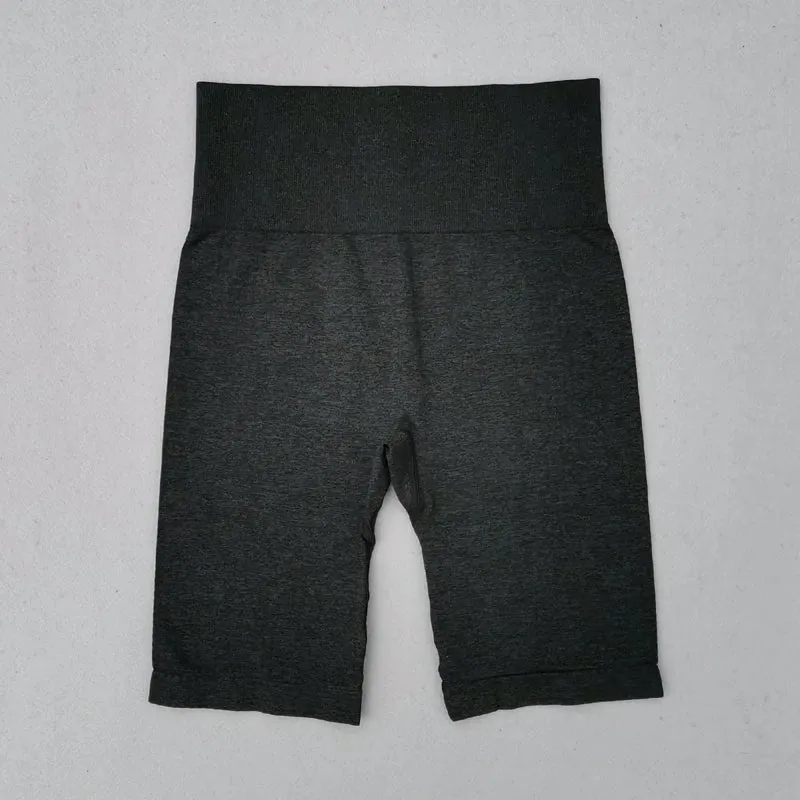Seamless High-Waisted Biker Shorts for Women - Hip Push Up Fitness Workout Shorts