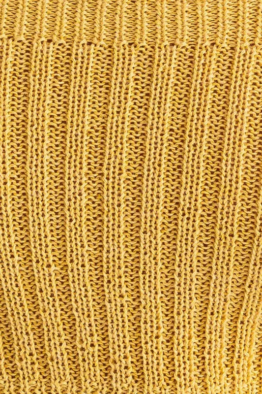 Sending Sunshine Tie Knit Tank