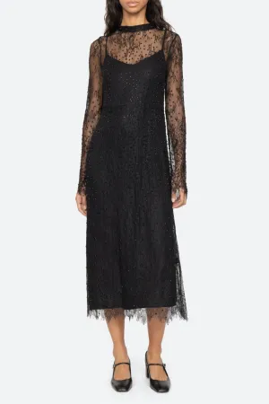 Seraphina Lace Dress | Black