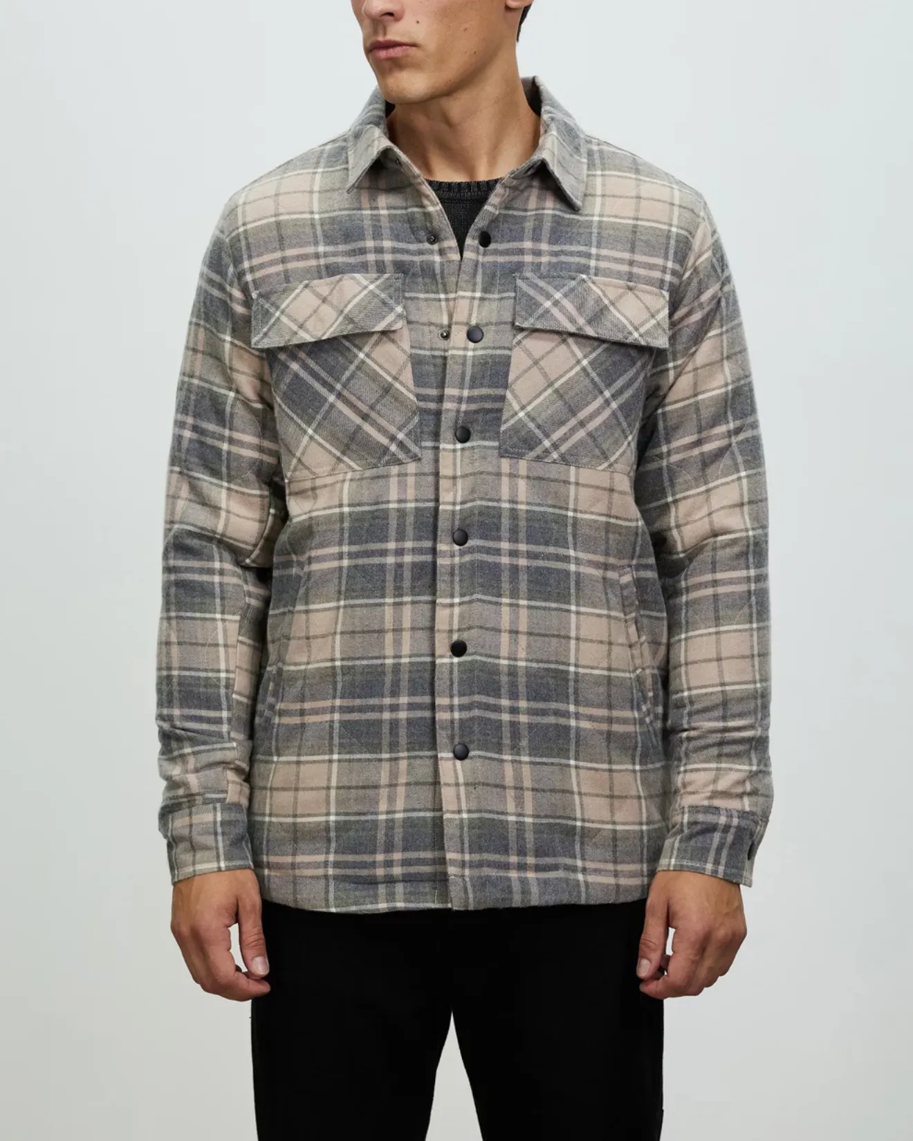 Silent Theory Impact Quilted Shacket