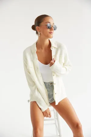 Sivan Ribbed Shacket